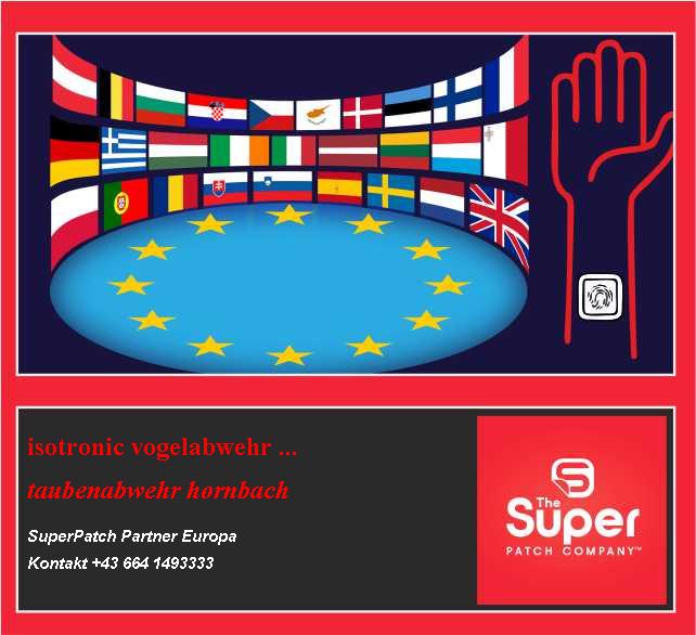isotronic vogelabwehr SuperPatch Partner Europa